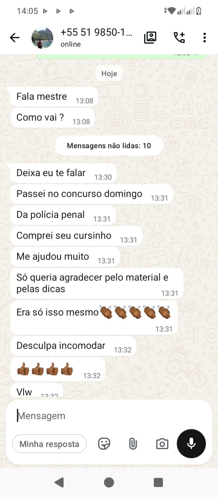 Feedback WhatsApp